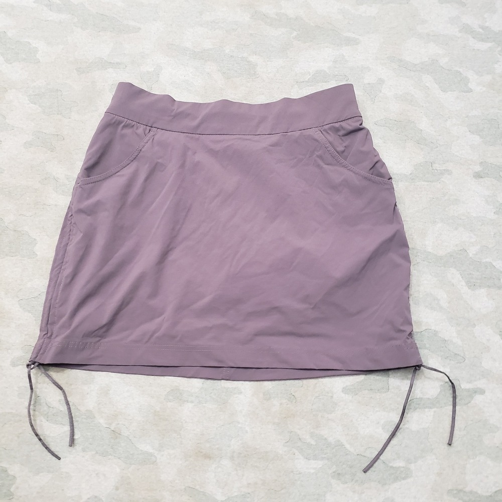 Columbia Skort Womens Medium Gray Active Hiking Pockets Pull On